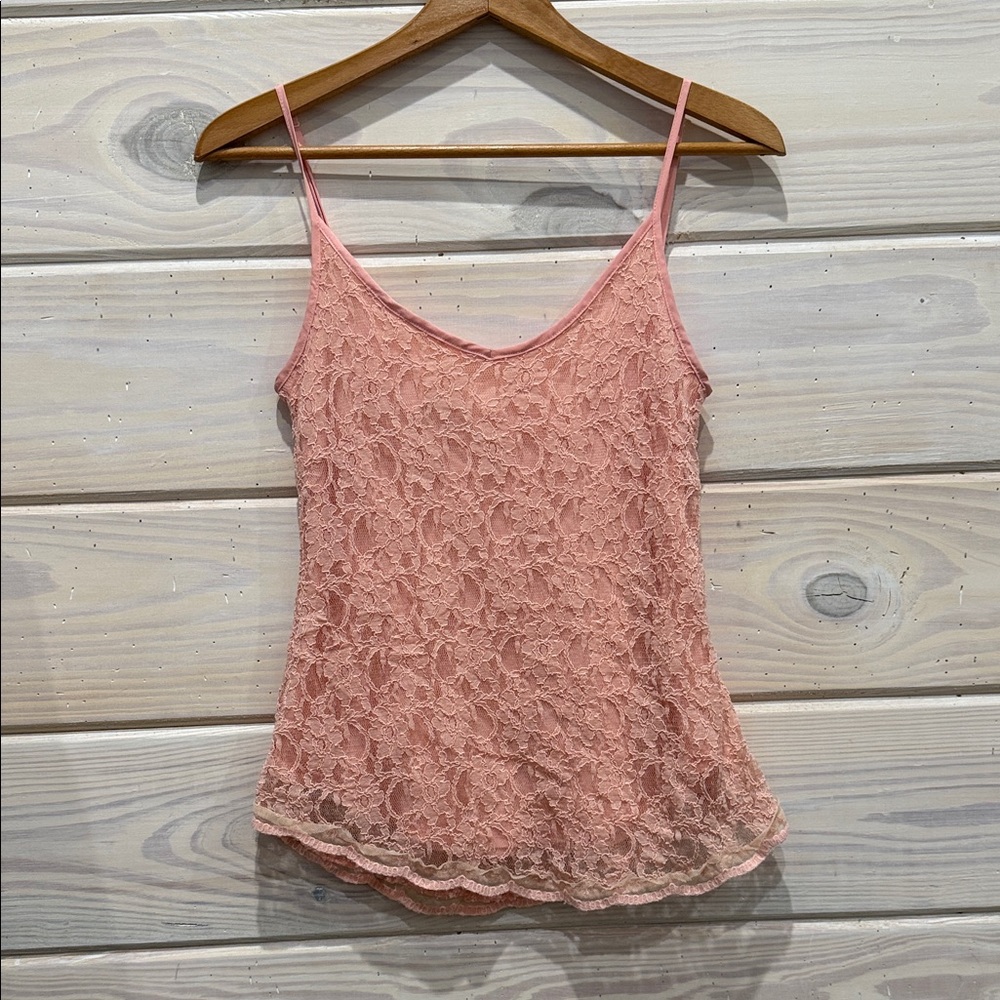 Maurices Blush Lace Camisole